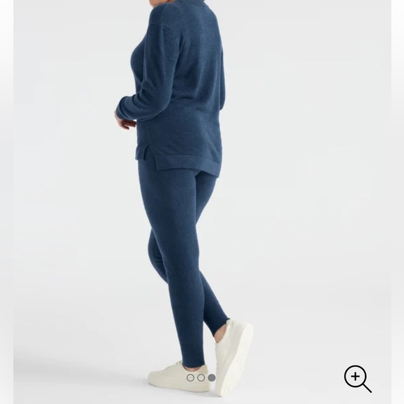 Knix BNWT dark teal cozzy crew top size:M - Picture 4 of 7